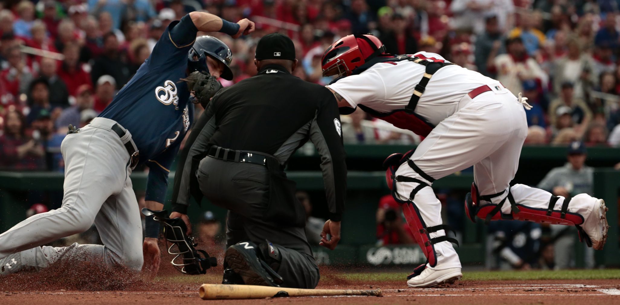 Cardinals vs. Brewers at Busch